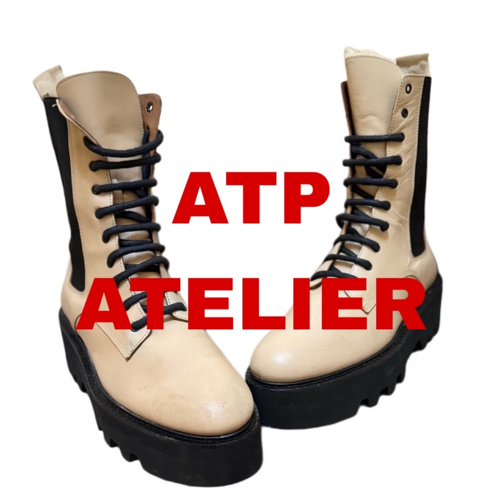 AUTHENTIC ATP Atelier
Leather Combat Boots - Picture 1 of 9